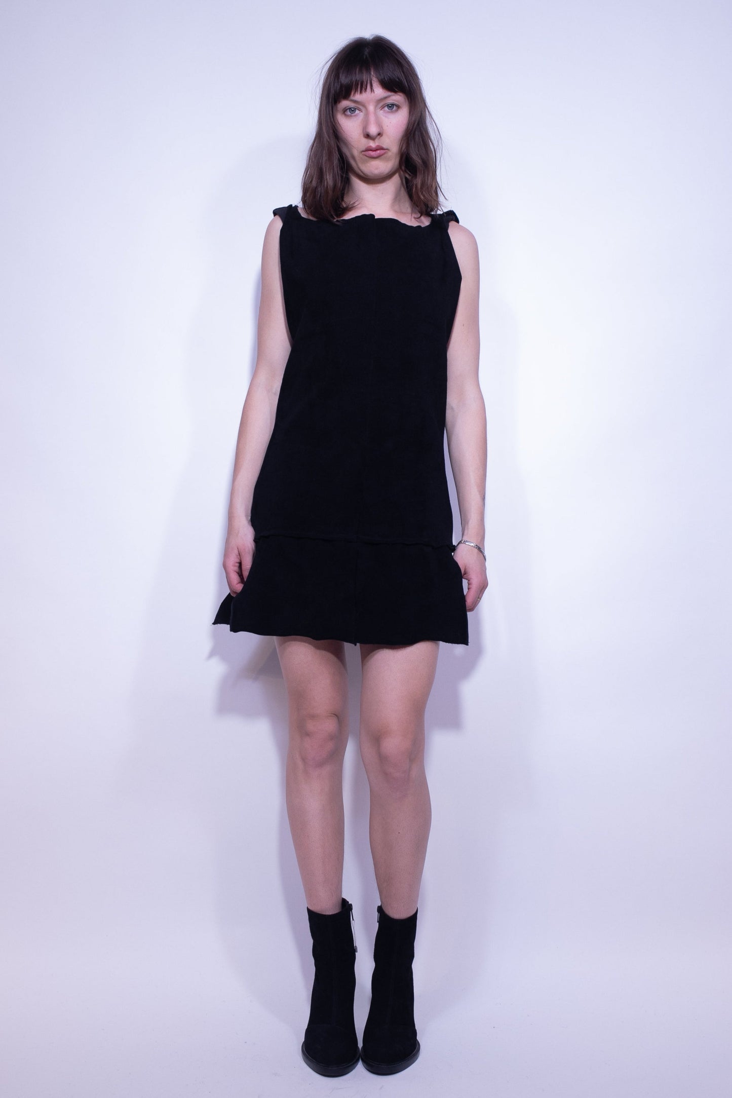 neolithic suede dress