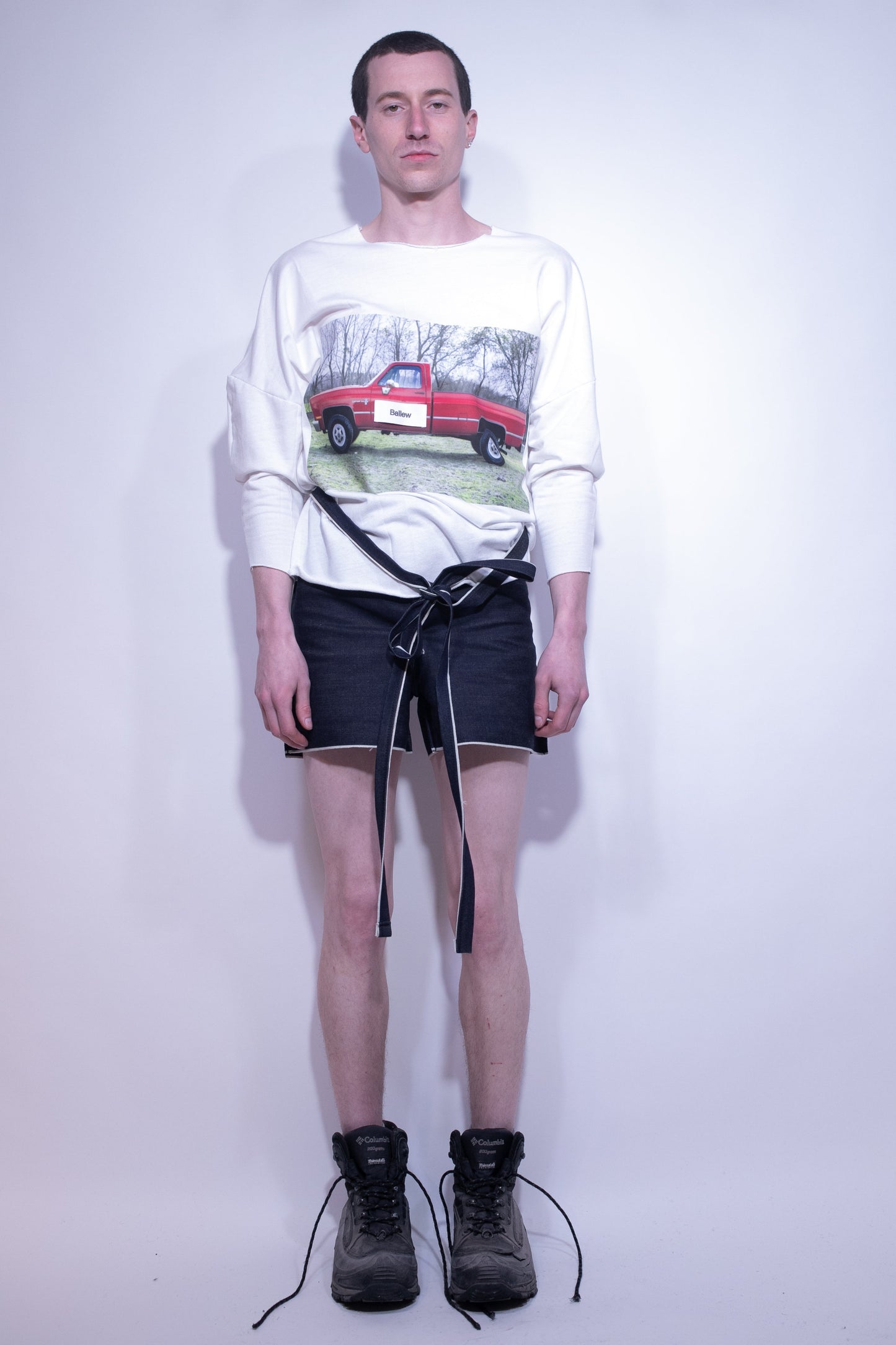 red truck crewneck