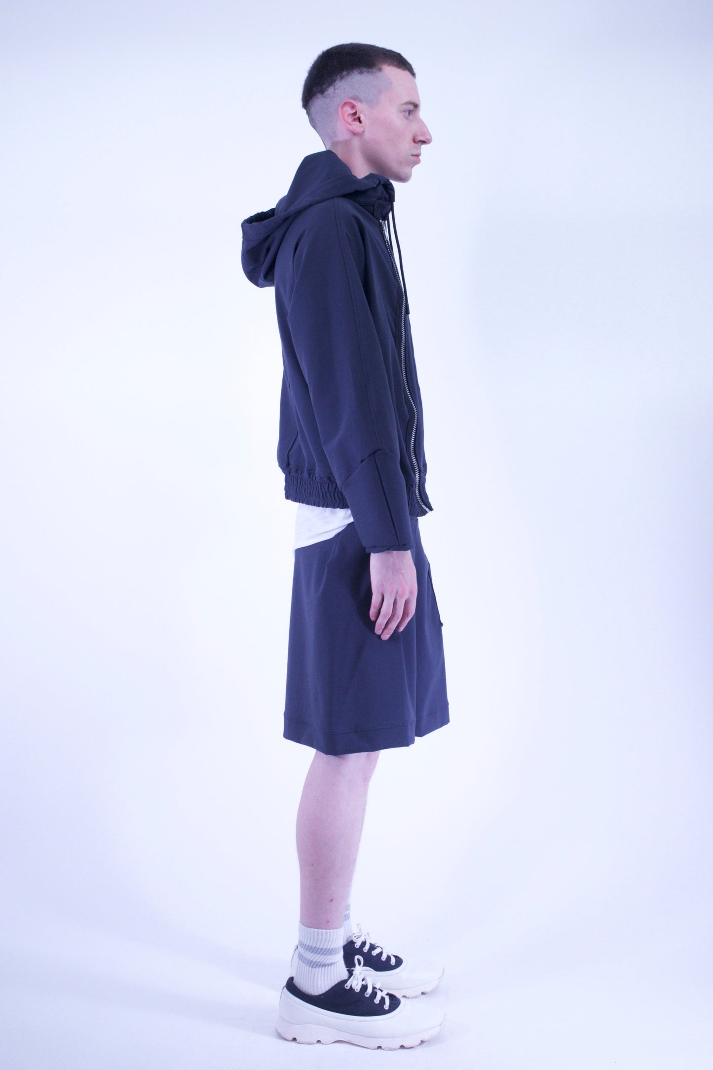 technical cropped jacket