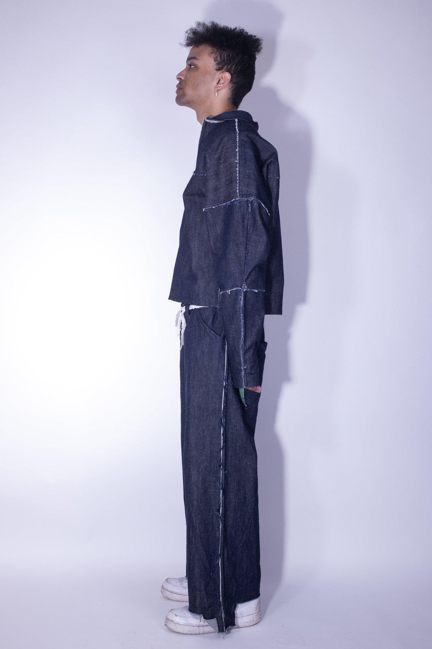 delicate flower jeans