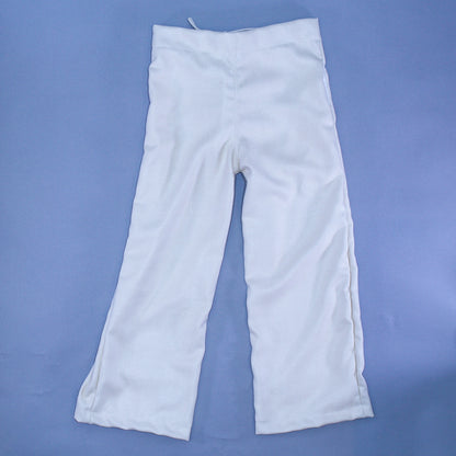 Silk Canvas Pants