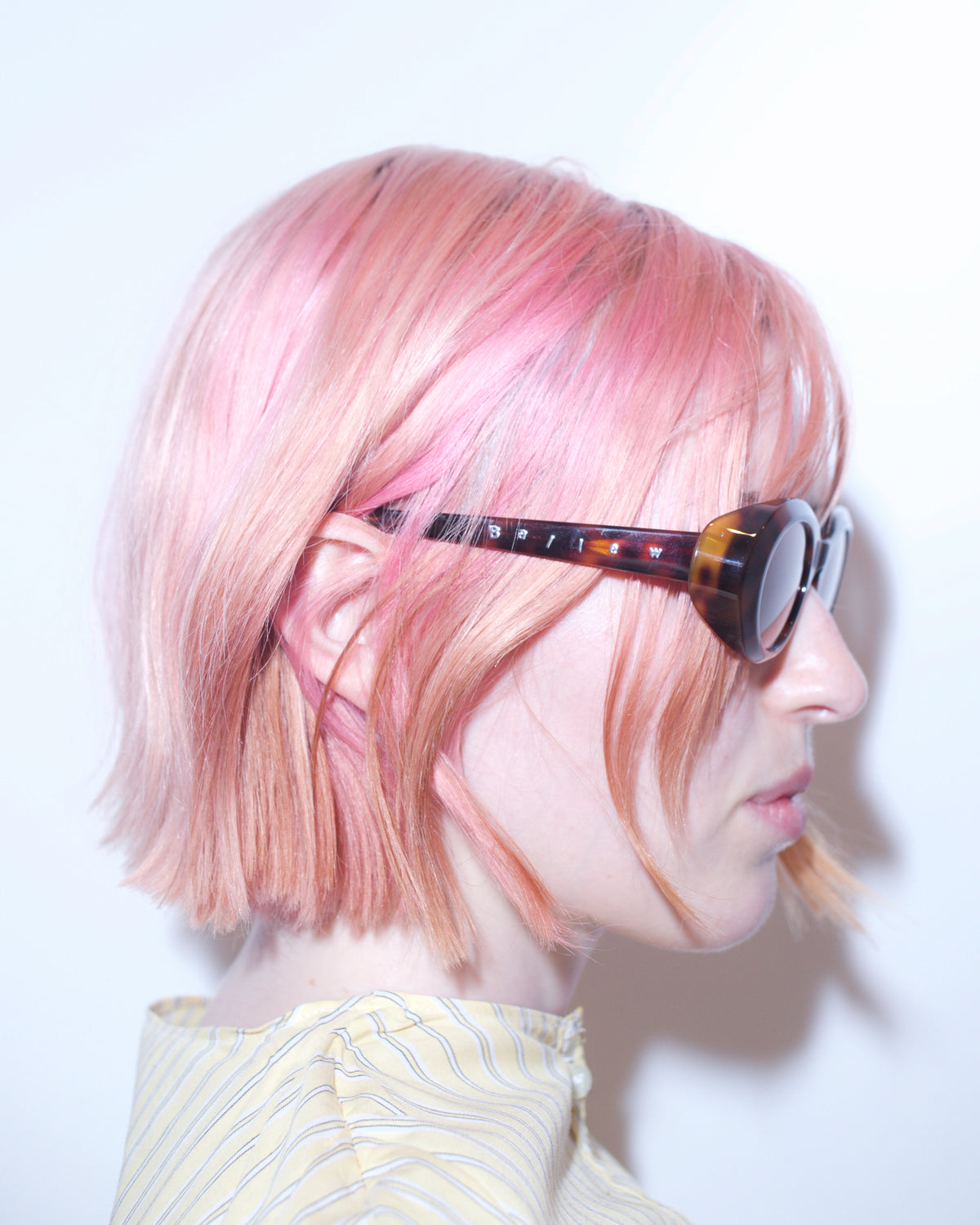 OVAL ACETATE SUNGLASSES (MARBLE)