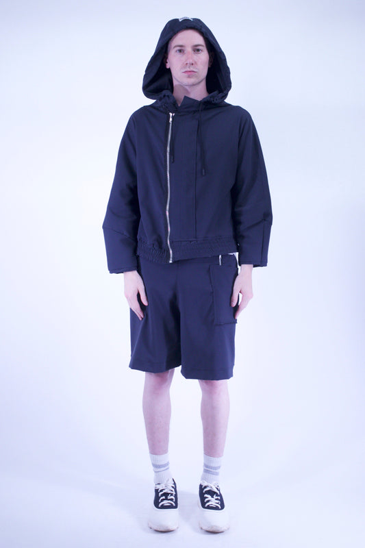 technical cropped jacket