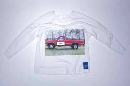 red truck crewneck