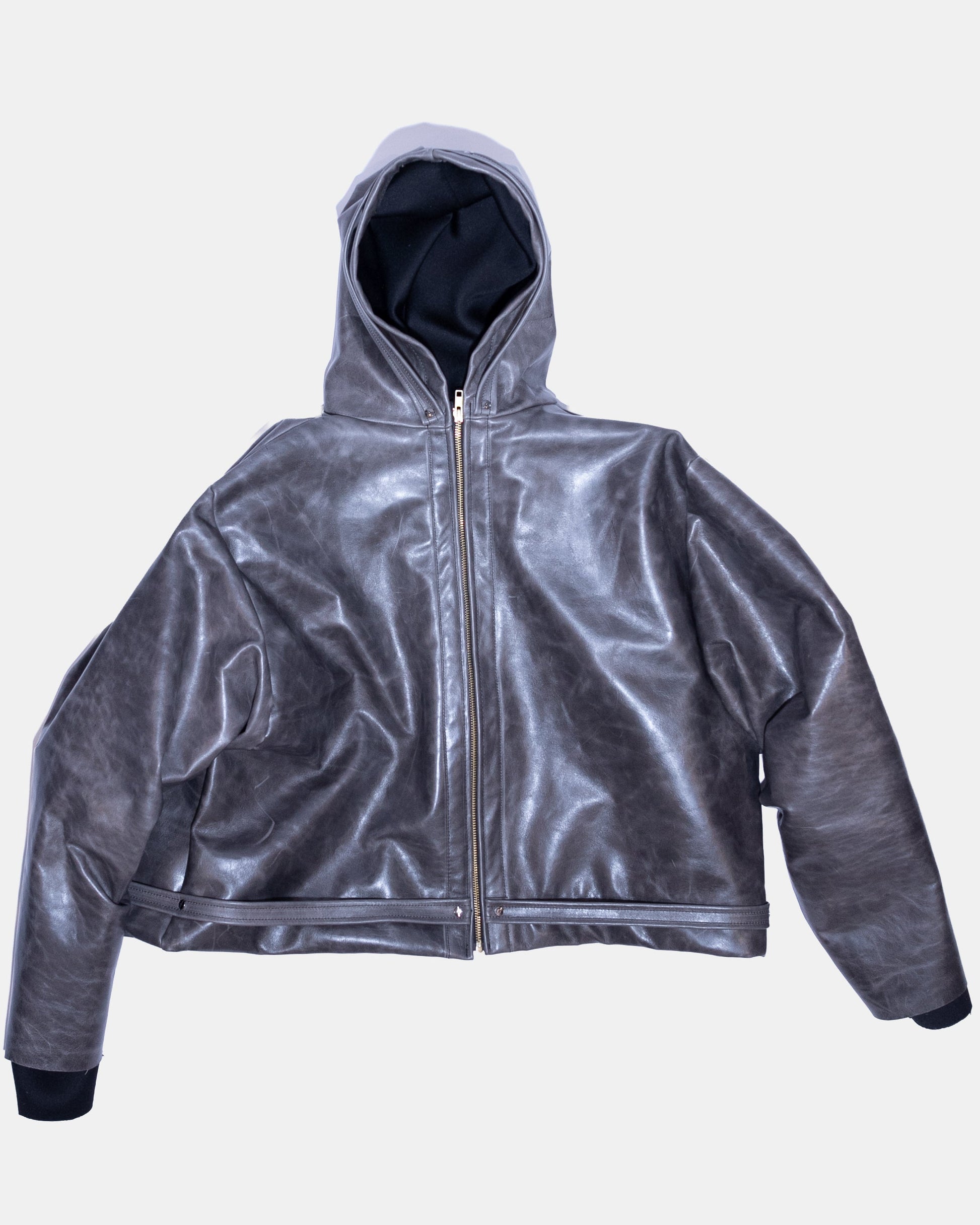 belted moto jacket