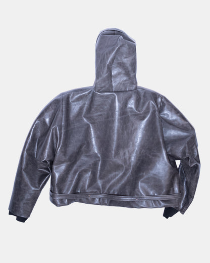 belted moto jacket