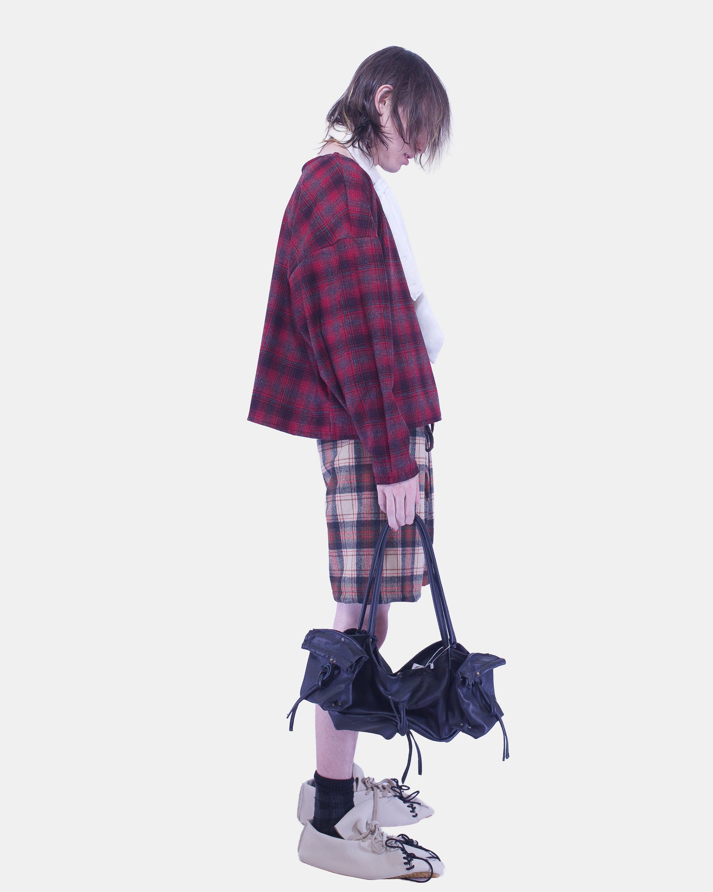 plaid crewneck