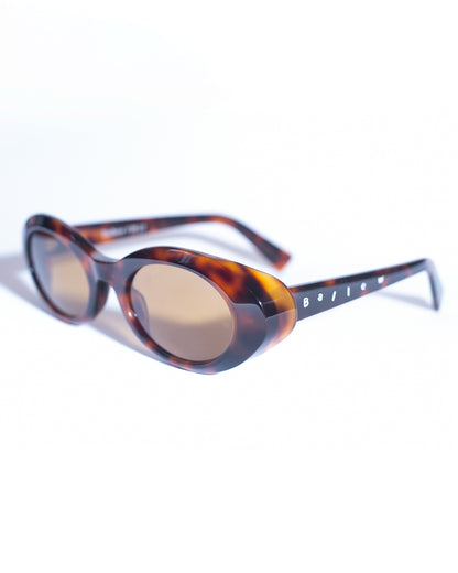 OVAL ACETATE SUNGLASSES (MARBLE)
